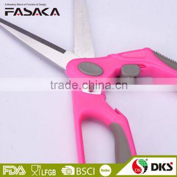 SS13011P -2016 New Style and Design 8" Stainless Steel Sewing Scissors With Colorful Plastich Handle photo-5