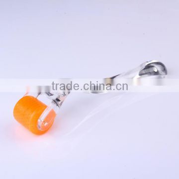 Guangzhou Ekai titanium needle trasparent handle and green head roller, removal wrinkle best 192 derma roller