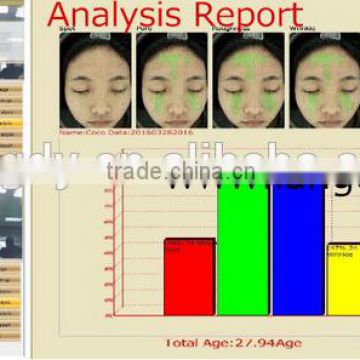 Beauty salon equipment magic mirror 3D facial skin analyzer