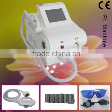 Skin Whitening CE 2015 Beauty Equipment IPL SHR Hair Removal Laser Tatoo Machine Easy Operation Ipl Shr