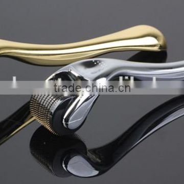 540 Titanium Needles 0.2mm Metallic Golden/Silver Handle DTS Derma Roller with CE