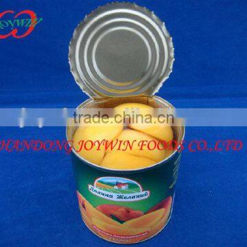 canned peach halves syrup