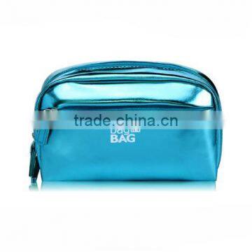 2015 New Style Shiny PU Girl's Makeup Cosmetic Bag