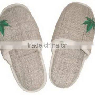 100% hemp slipper/new design hemp slipper/fashionable hemp slipper