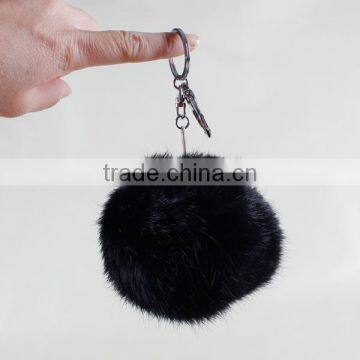 2015 New Fashionable Rabbit Pom Pom Fur Ball for Keychain photo-2