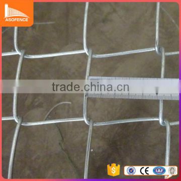 hot dipped galvanized material used perimeter fence/ woven chain wire mesh fence