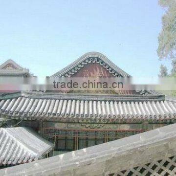 Chinese Top One ceramic tiles roof for Chinese traditional building