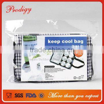 Fitness best selling good quality cheap clear style picnic bag set with tote hand