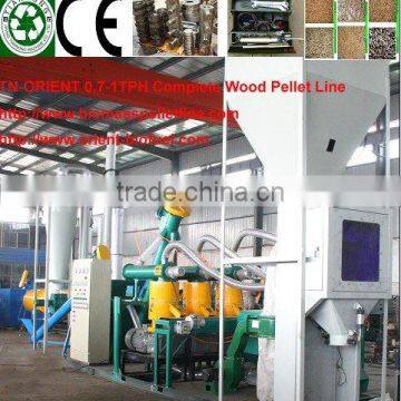0.25-0.35 TPH capacity mobile small wood pellet line biomass wood plant for home use popular in China-Penny