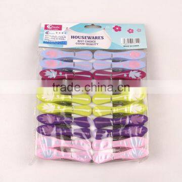 Wholesale Hot Sell High Quality Plastic Colorful Laundry Sock Clothes Clip