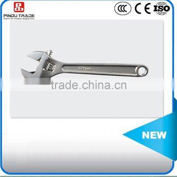 High-carbon steel universal adjustable spanner wrench