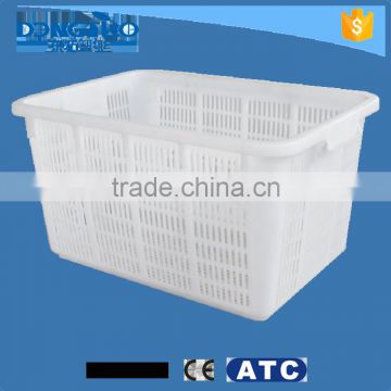 Customized fruit vegetable plastic basket, food grade plastic basket hot sale