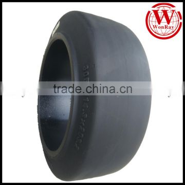 factory supply smooth press on solid forklift tires 21x7x15