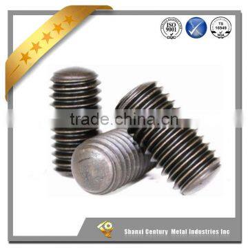 Alloy Steel Black Oxide 4-40 x 1/8" Oval Point Socket Set Screws