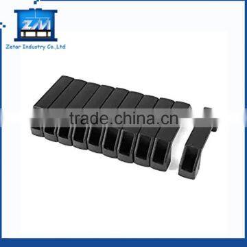 Door Cabinet Black Plastic Handle Rectangular Pull Handle photo-4