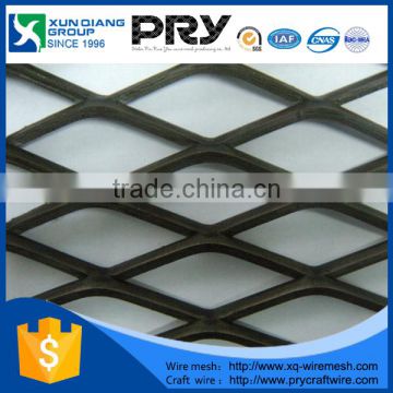 Black pvc coated In stock Gothic Expanded Metal Mesh