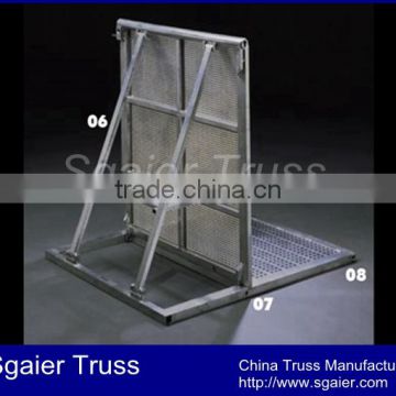 Best Folding Portable Stage and Crowd Fencing Barrier