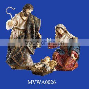 Custom resin antique nativity sets