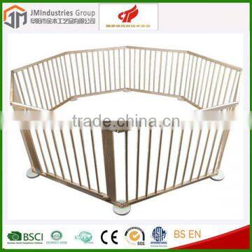 2015 safety care wooden folding baby playpen wooden beech baby playpen