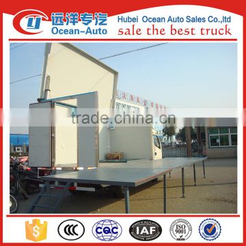 Dongfeng mobile show stage truck,mobile stage truck for road show