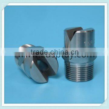 Big flow rate stainless steel U flat fan water jeting nozzle