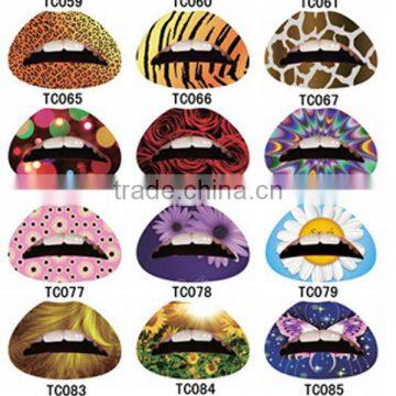 Fashion Custom Lip temporary tattoo sticker