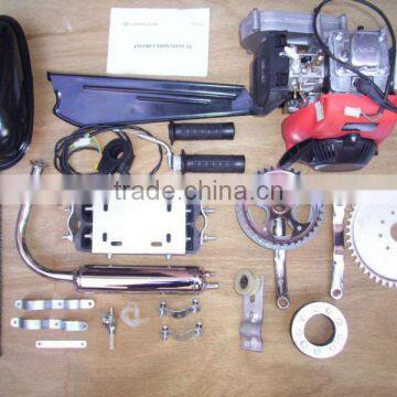 4 stroke Motorized gas bicycle/Petrol engine bicycle/80cc bicycle engine kit