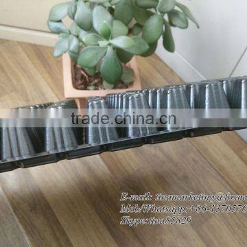 128 Cell Black PS Plastic Horticulture Plant Nursery Seed Starting Tray Manufactory Price photo-6