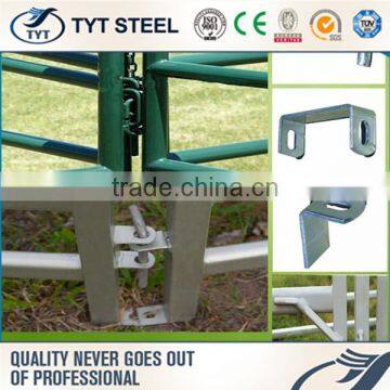 iron folding doors braided polyrope cattle rail fence