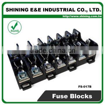 FS-017B 600V 10 Amp 7 Way Midget Type Din Rail Glass Fuse Base photo-3