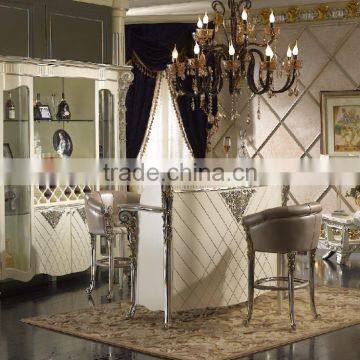 Late Georgian Style Luxury Family Private Party Bar Furniture Set, Neoclassical Style Bar Furniture Set
