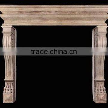 Italian Style Marble Carving Fireplace photo-3