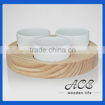 High Quality Wooden Ceramics Holder Bamboo Cup Holder