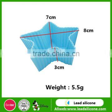 Food Grade Custom Funny Star Shape Silicone Cake Mold , Silicone Cake Mould photo-2