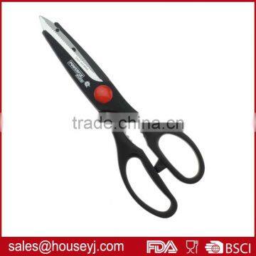 utility stainless steel kitchen scissors with pp plastic handle 9110