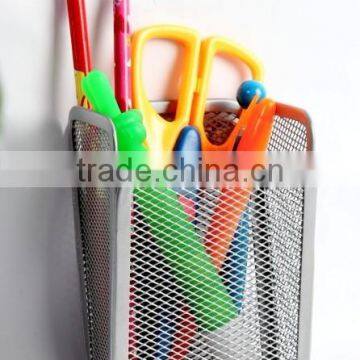 Fancy Metal Mesh Wire Office Magnetic Stationery Holder/Pen Holder photo-2