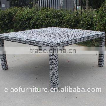 Patio Square Table Rattan Outdoor Dining Table photo-4