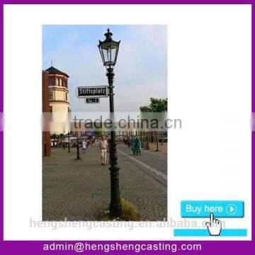 China Supplier Antique Cast Iron Park Lamp Post photo-4