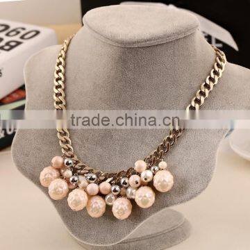 2015 Last fashion jewelry for laddy,good looking crystal chain necklace