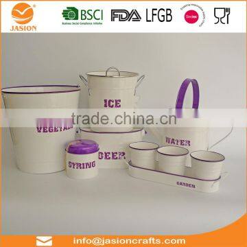 Metal Powder Caoting Laundry Basket Clothes Bucket