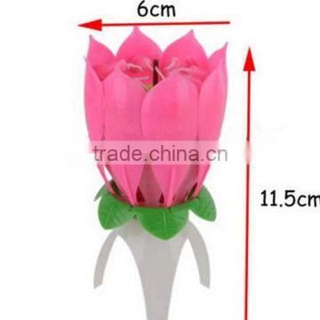 High Quality Fireworks Music Rotating Birthday Candle/decoration for Party-electric Candle photo-2