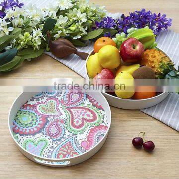 Hot-sell Eco Bamboo Fiber Serving Tray With Print photo-3
