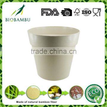 High standard practical best design Outdoor&Indoor Bamboo Fiber pots