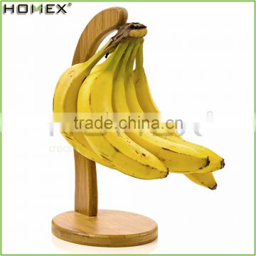 Bamboo Fruit and Banana Stand with Hanger/Homex_FSC/BSCI Factory