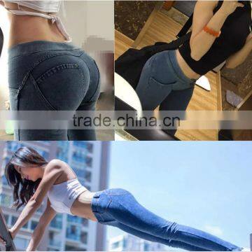 2017 Latest Design High Waist Elastic Active Womens Yoga Pants Skinny Pant for Sexy Girls photo-4