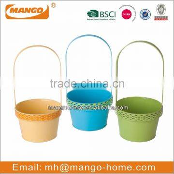 Decorative Metal Hanging Flower Basket