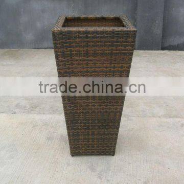 rattan flower pot