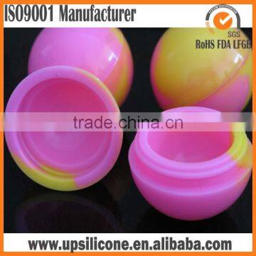 food grade high quality ball non-stick silicone bho container silicone oil container