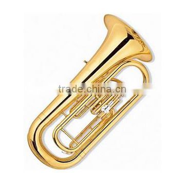 Entry model Brass body Bb tone gold lacquer marching euphonium