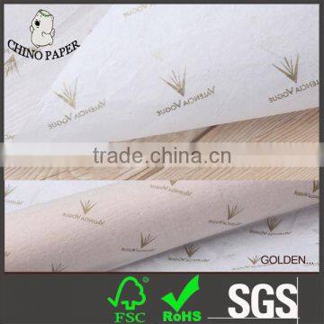 Gift Pink Tissue Paper With Gold Logo on photo-3